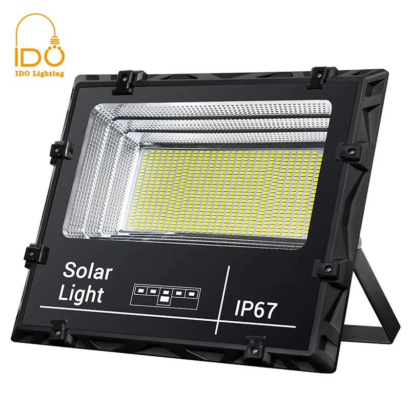 Solar Floodlight Motion Sensor, Cool White IP65 Outdoor Security Flood Light