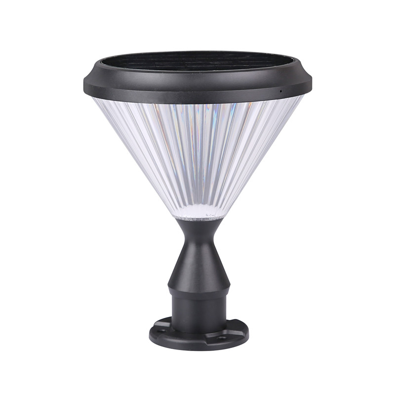 Outdoor IP65 Waterproof Main Gate Post Lights Solar LED Pillar Light