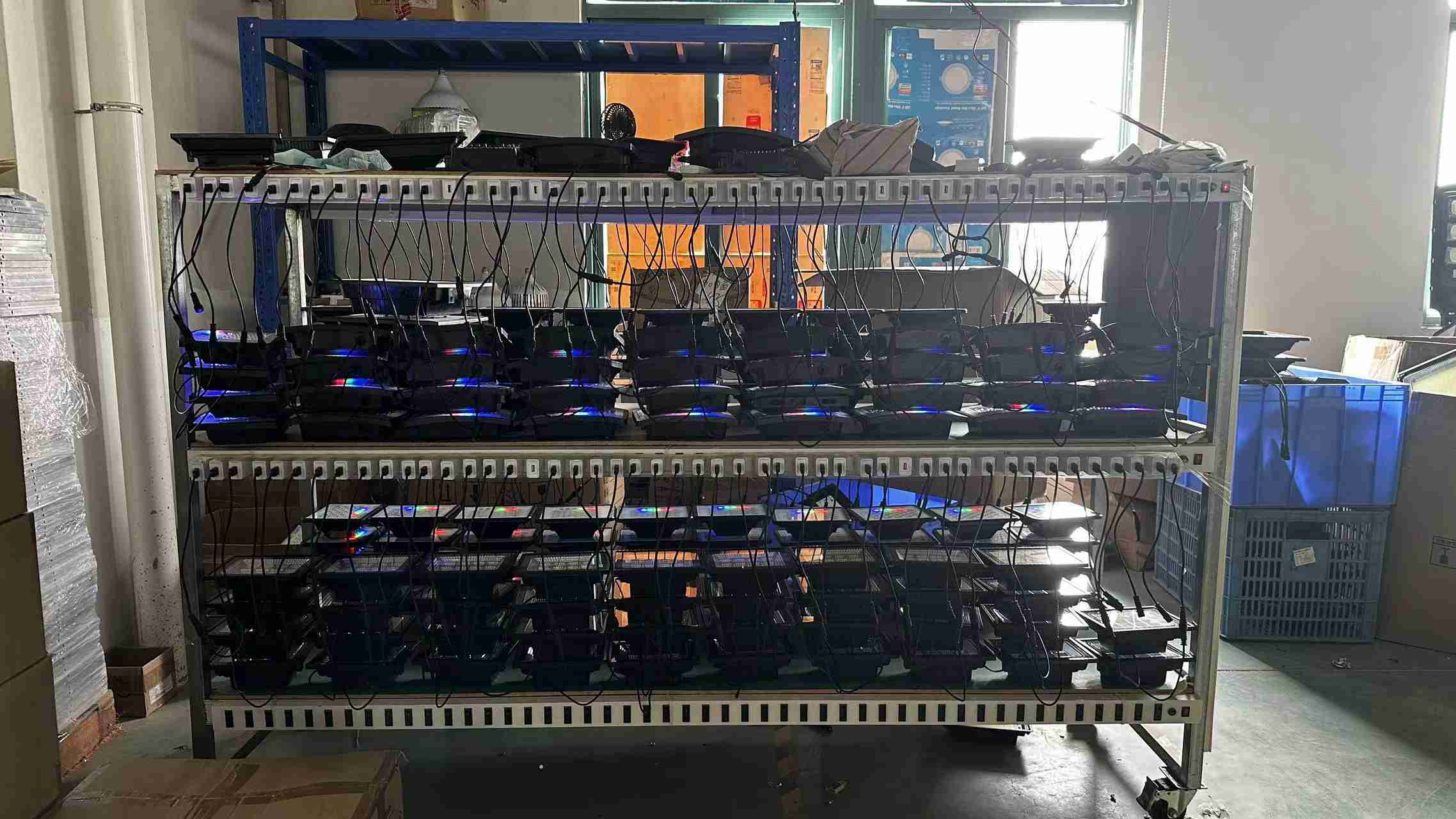 Aging property tester equipment used for solar light quality validation