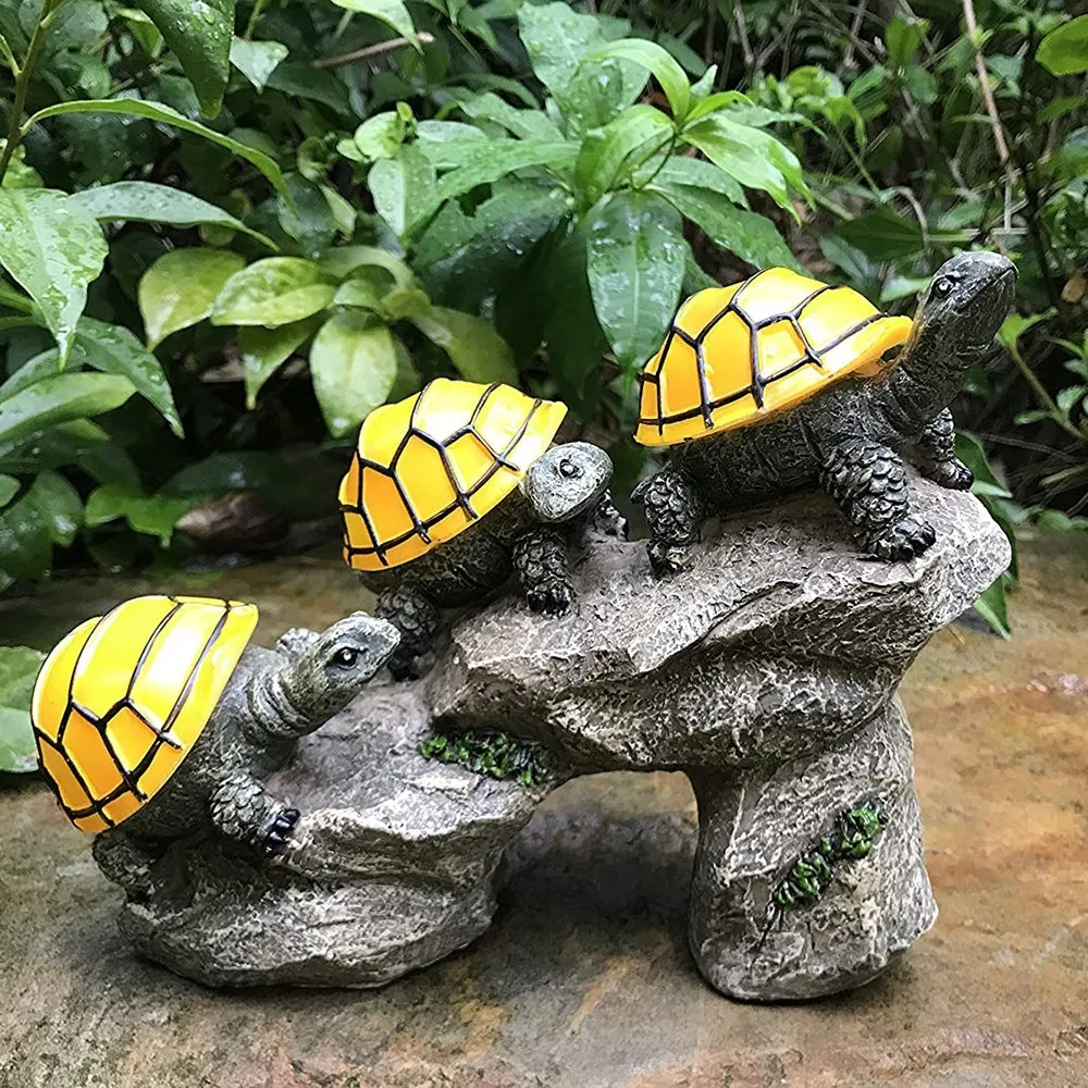 Solar Powered Turtles-on-Log 5