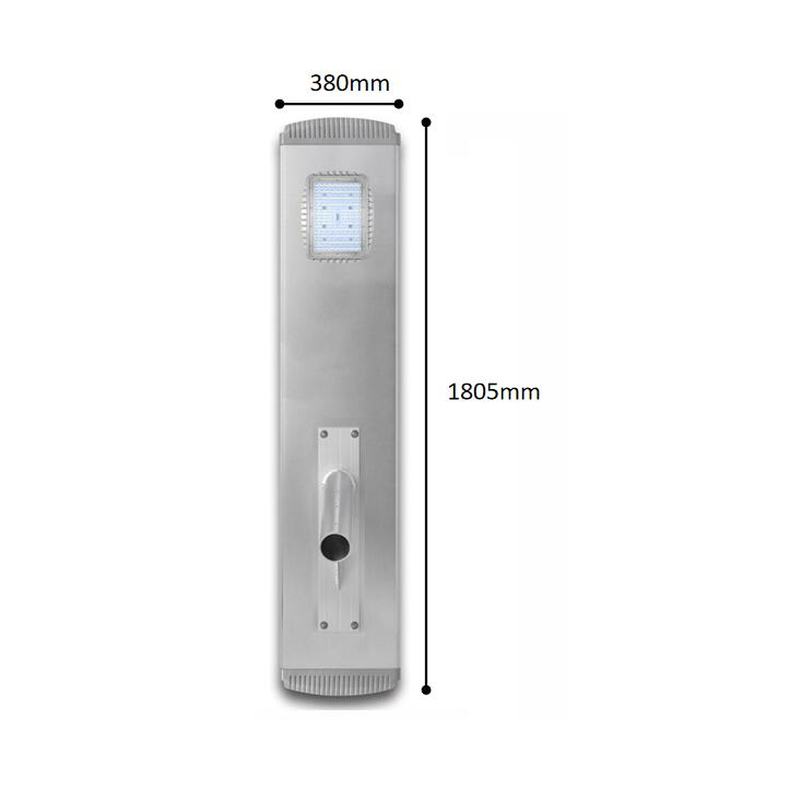 Solar Power Road Lighting White Saving Lamp Outdoor 120 Watt Solar Energy LED Lights All in One LED Solar Street Light
