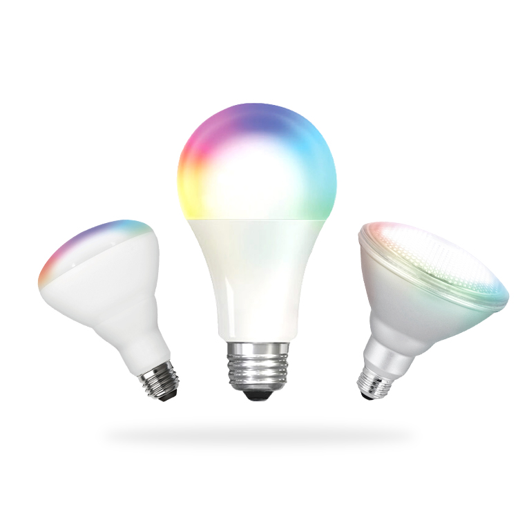Custom Made 9W/12W/17W E27/E26/B22 2700K-6500K Rgbcw Dimming Smart LED Lamp Tuya APP Alexa Voice Control WiFi Smart Light Bulbs