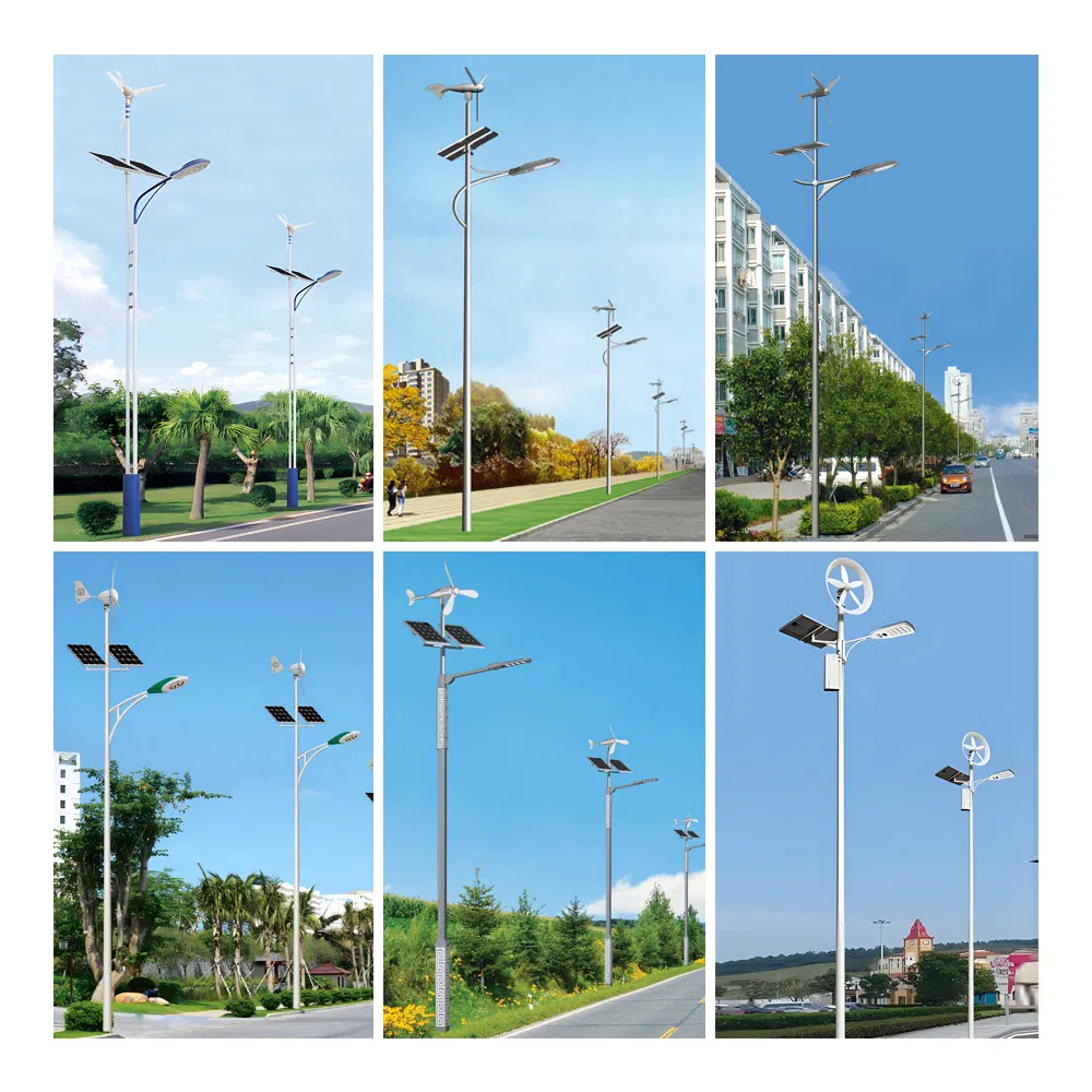 LED Street Lightpowered by Wind-Solar Hybrid Energy for Road Lighting