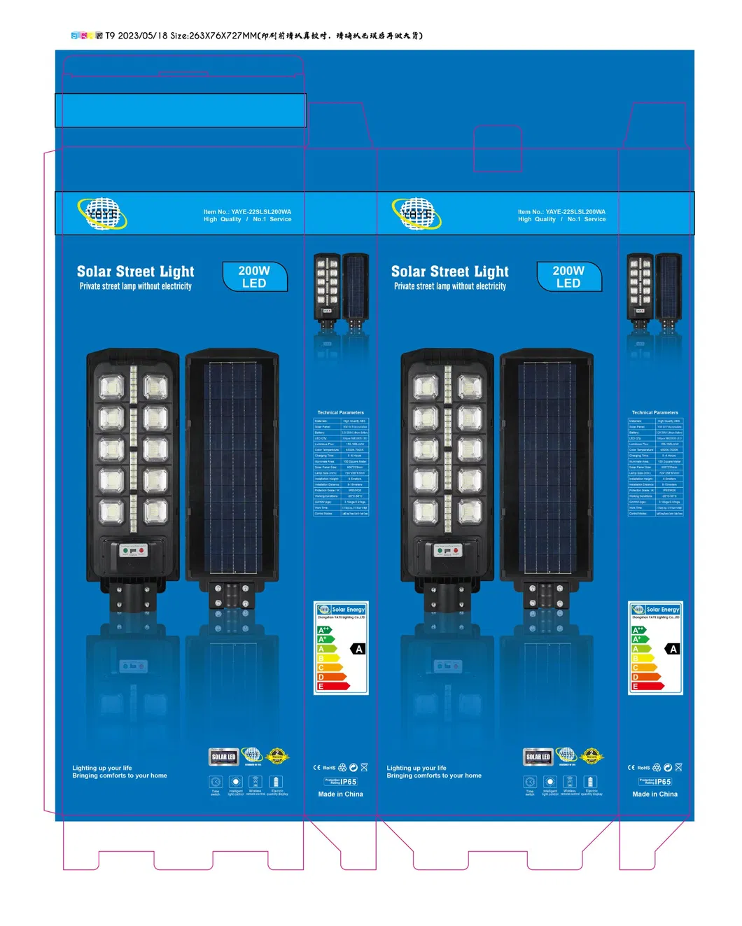 Battery and Panel Specs