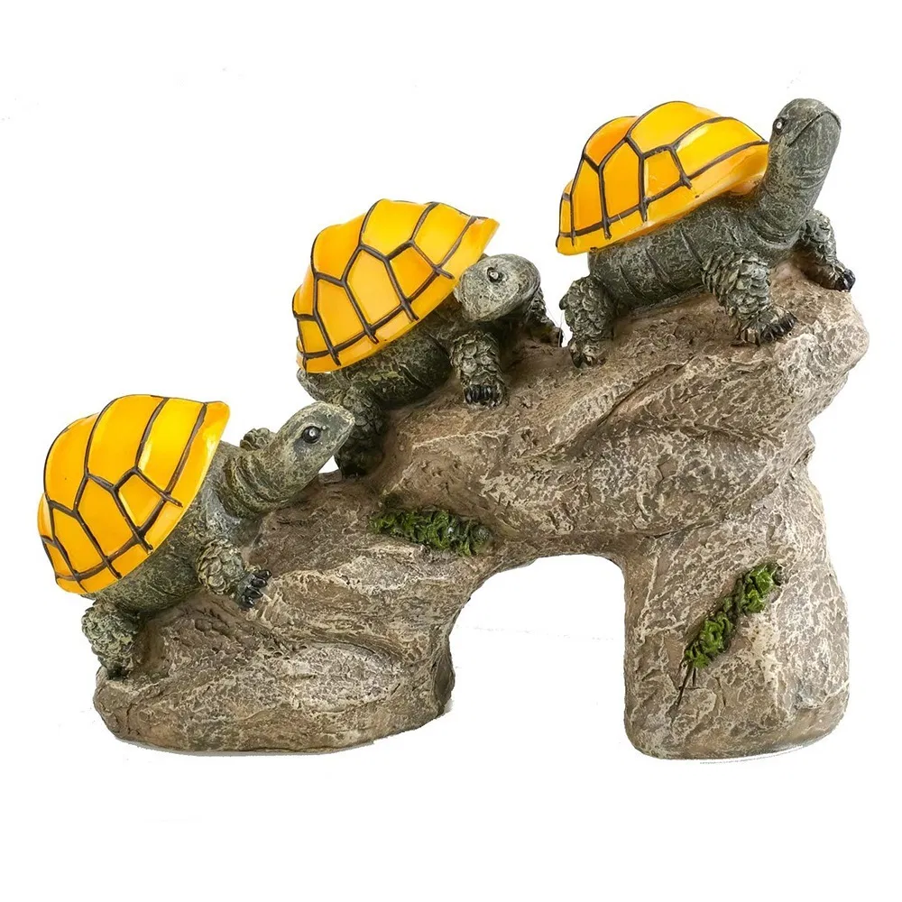 Solar Powered Turtles-on-Log 6