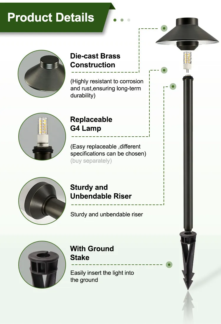 Brass Path Light