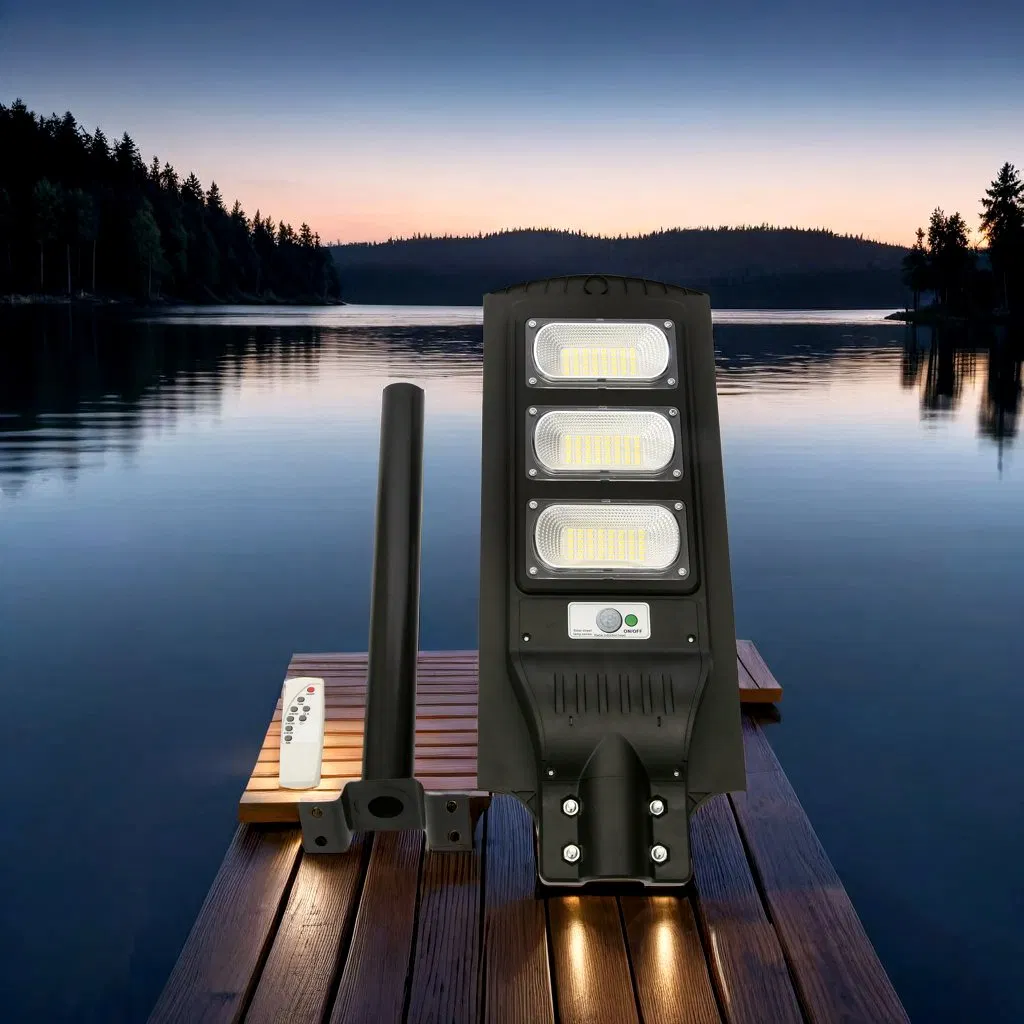 Solar Garden Light Outdoor Dusk to Dawn LED High Brightness Solar Street Lamp 100W 150W 200W Lighting with Motion Sensor