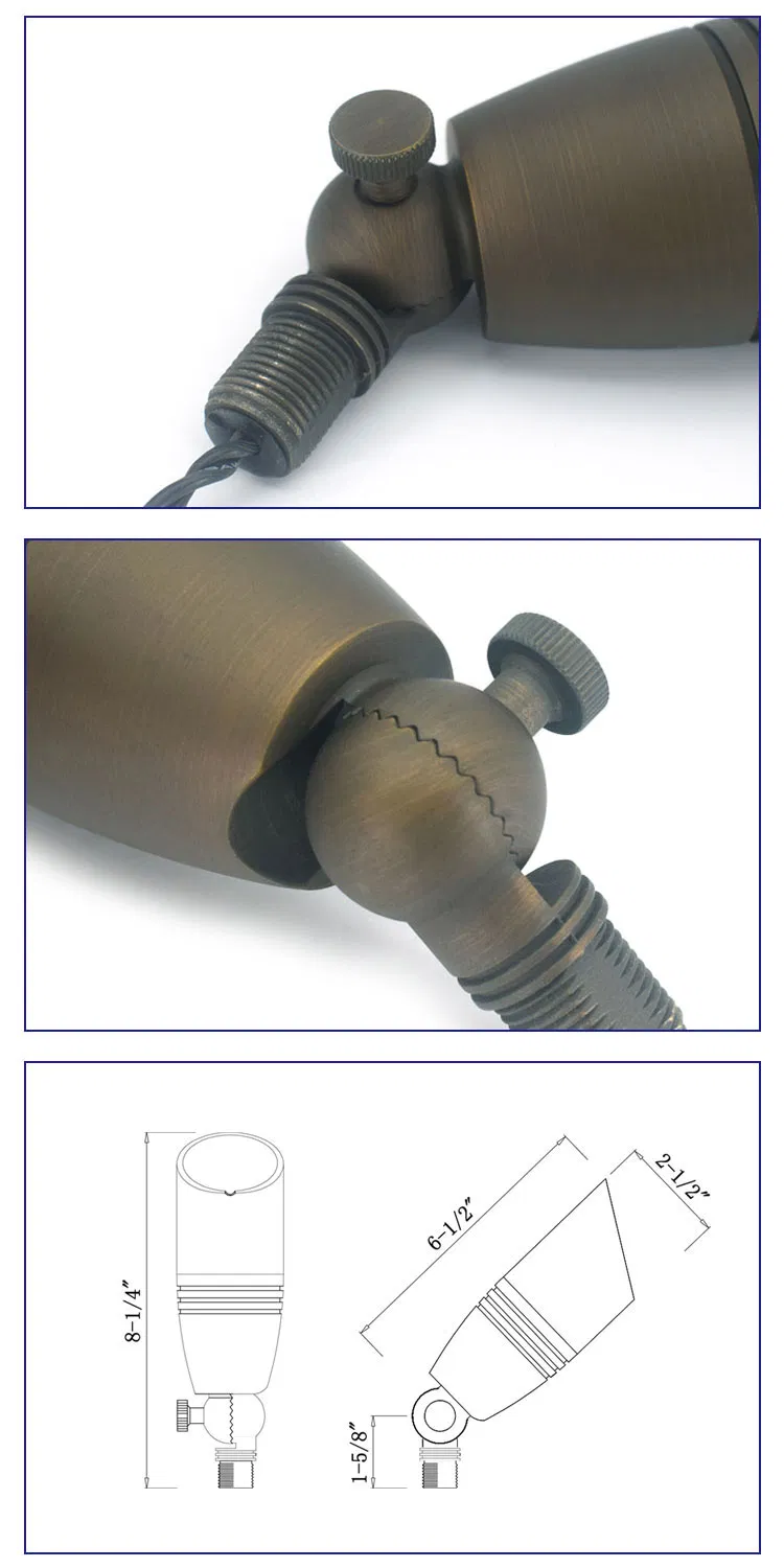 Brass Spot Light Detail 4