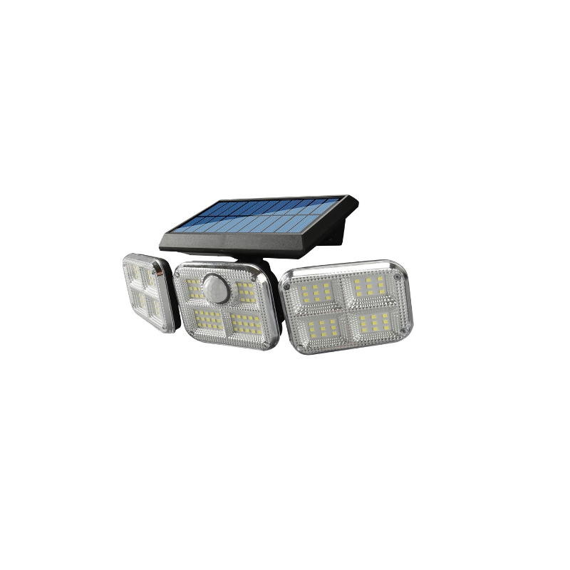 Outdoor Solar Flood Security Lights with Motion Sensor 3 Heads