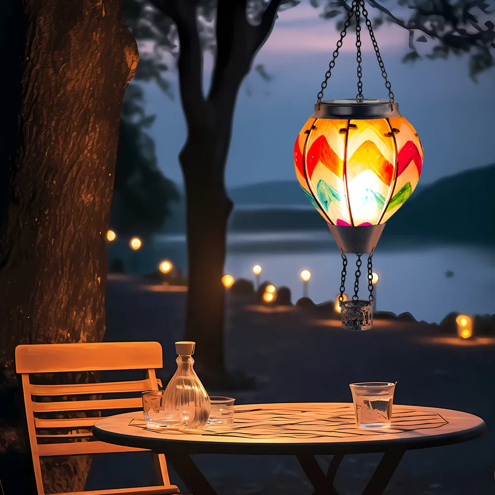 Handmade Solar LED Lights for Charming Garden and Patio Accents