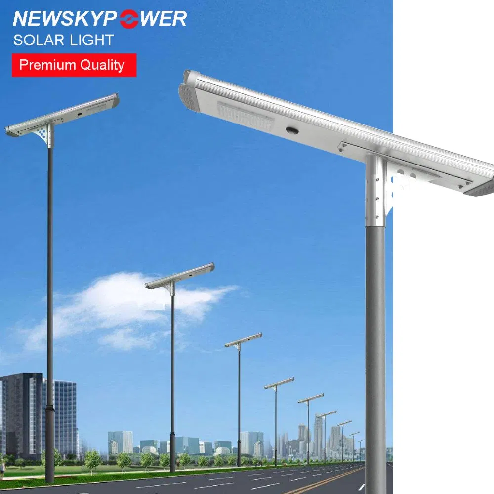 Solar Power Road Lighting White Saving Lamp Outdoor 120 Watt Solar Energy LED Lights All in One LED Solar Street Light