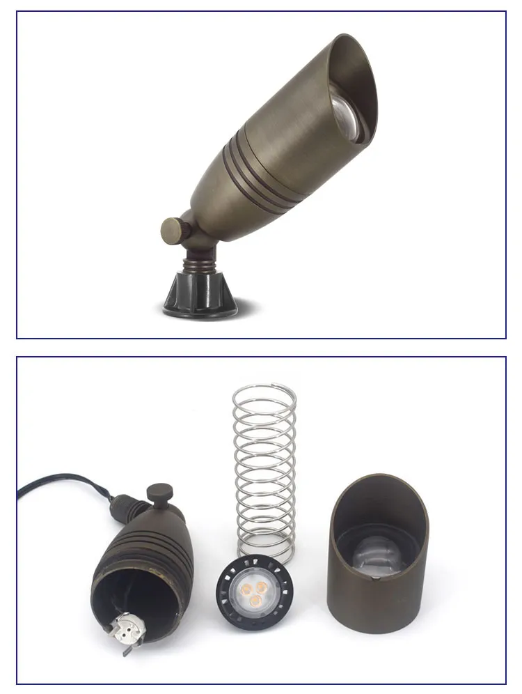 Brass Spot Light Detail 2