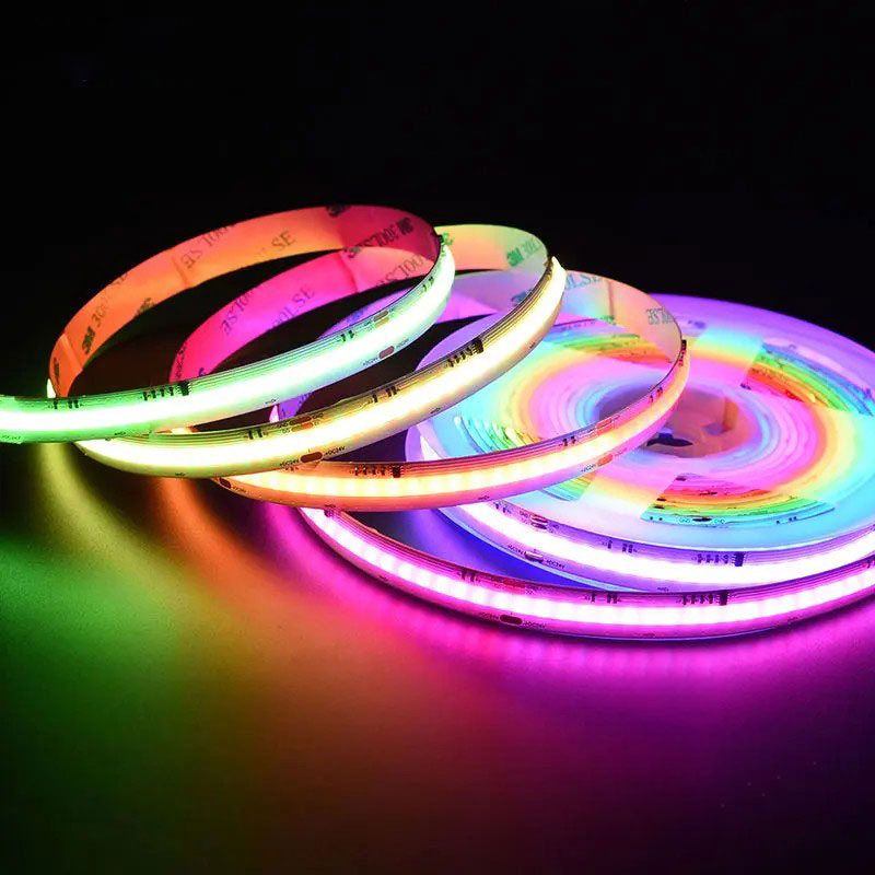 Flexible COB LED Strip Light for 12V Rope Lighting Solutions