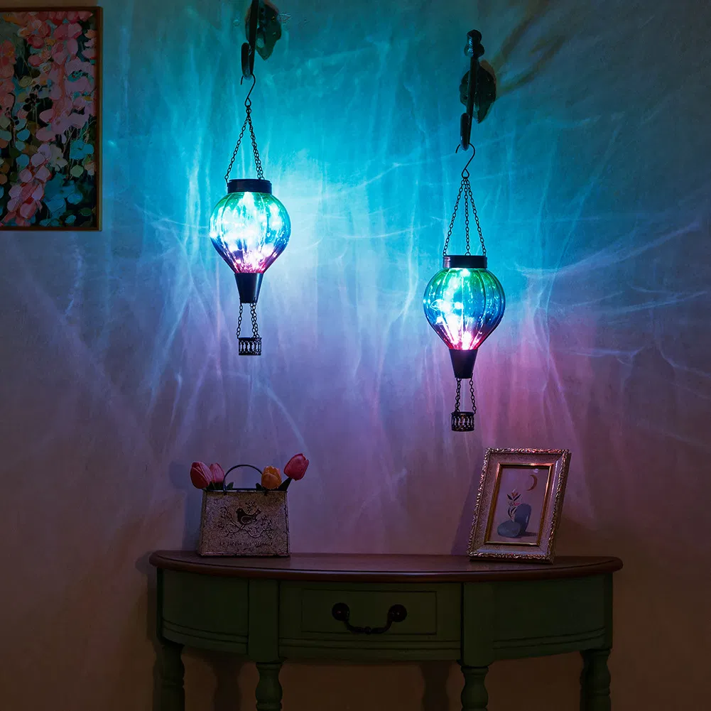 Handmade Solar LED Lights for Charming Garden and Patio Accents