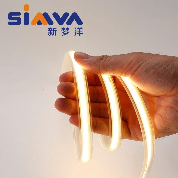 DC 12V Single Color 8mm Width IP65 COB LED Strip Lighting