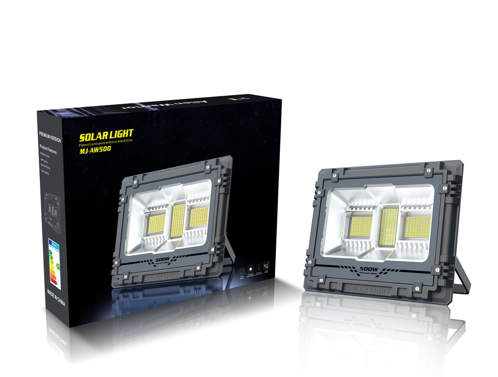 Outdoor Mj-Aw800 LED Flood Wall 6000K Solar Security Lights with Motion Sensor