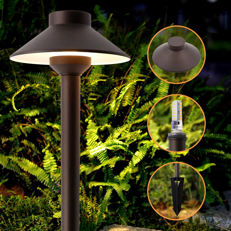 Decoration IP65 Waterproof Inground Outdoor Low Voltage Landscape Yard Garden Pathway Lighting