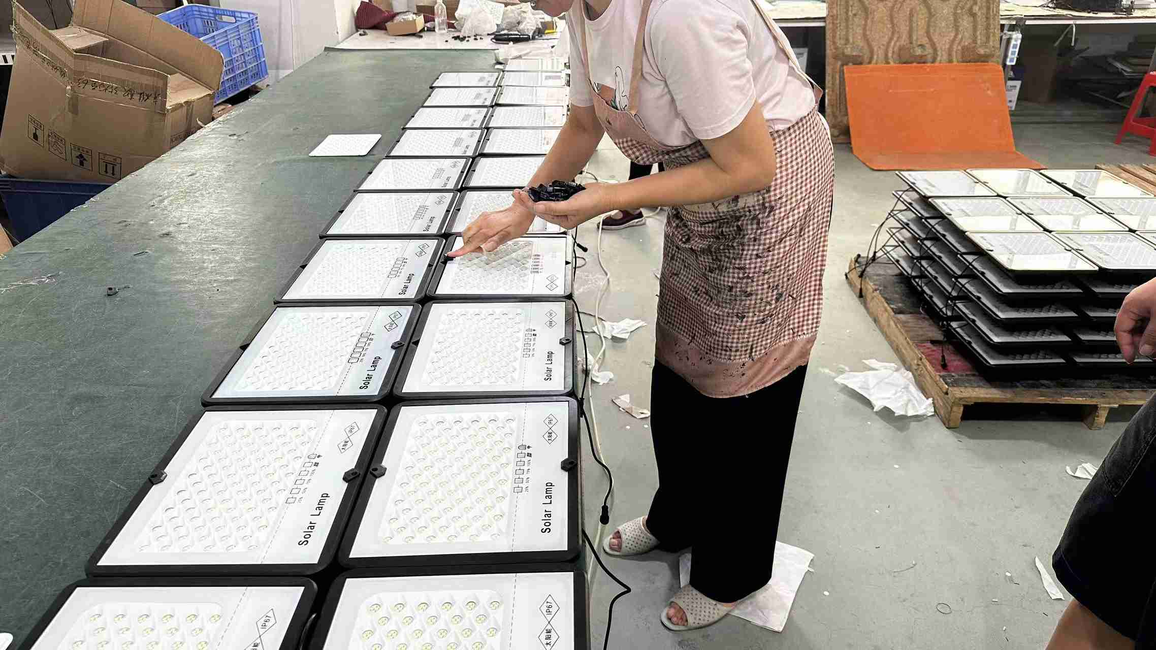 Accessory assembly stage for outdoor lighting products at Cappy Light