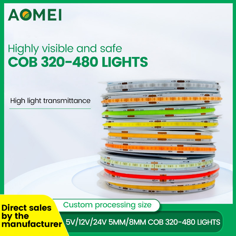 High Quality COB LED Strip Light 12V 24V for Indoor Lighting
