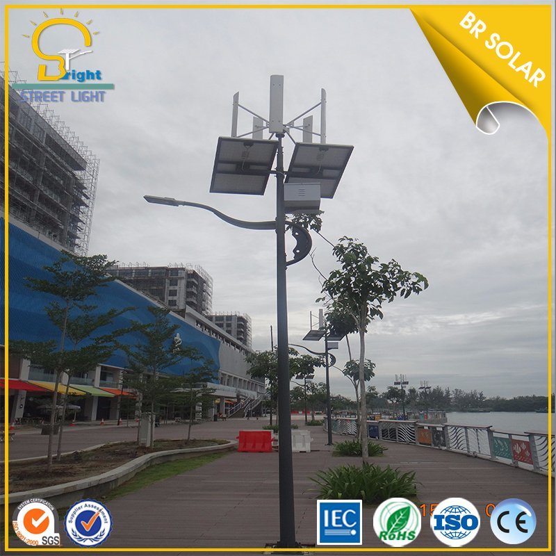 30W-120W Wholesale Hybrid Solar Street Light with Wind Turbine