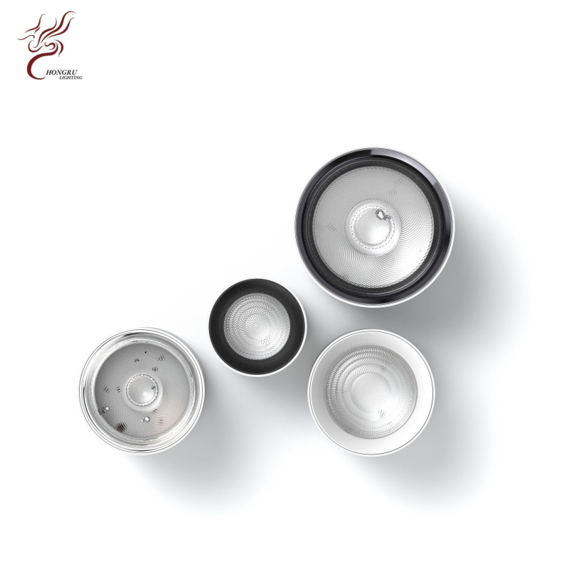Aluminum Round Surface Mount LED Downlight, White Cylindrical LED Spotlight, AC220V Commercial Indoor Ceiling Lighting Lamp