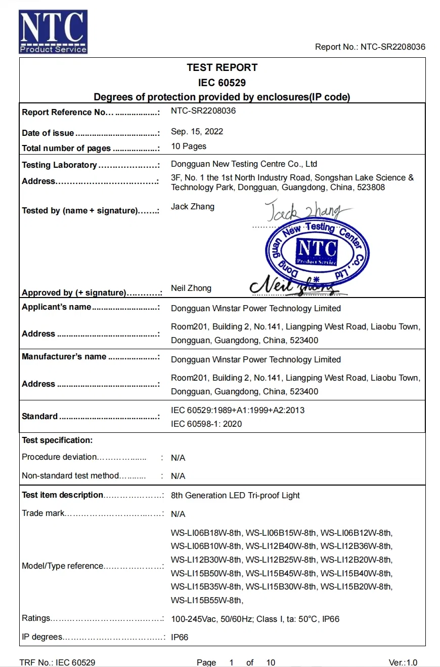 Test Report