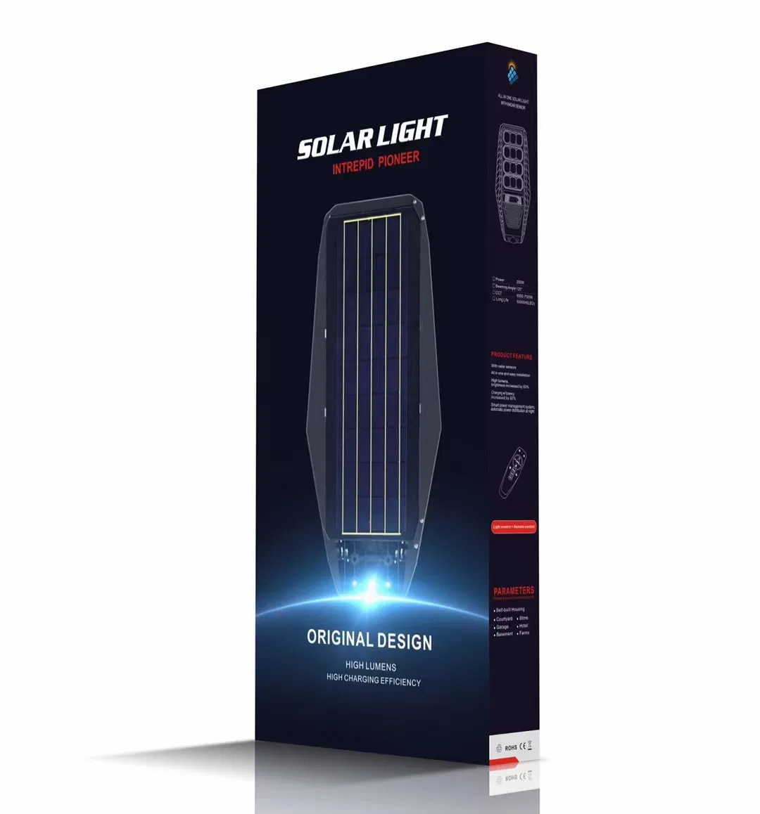 Super Brightness 100W 200W 300W Civil Road Solar Powered LED Street Light
