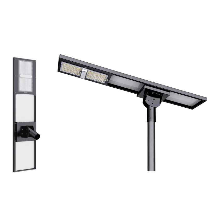 100W High Performance Integrated Commercial Solar Street Light for City Main Roads