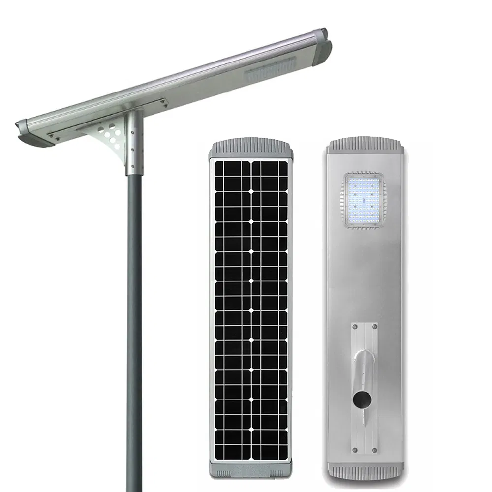 Outdoor All in One Commercial Park Garden 100 Watts Integrated Solar Power LED Parking Lot Street Light