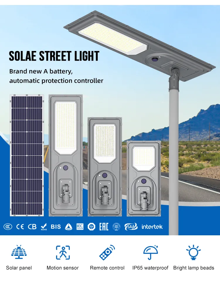 Solar LED Street Light Detail 1