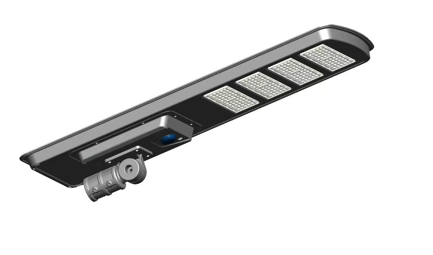 Adjustable Angle All-in-One Solar Power Street Light Intergate 60W 80W 100W