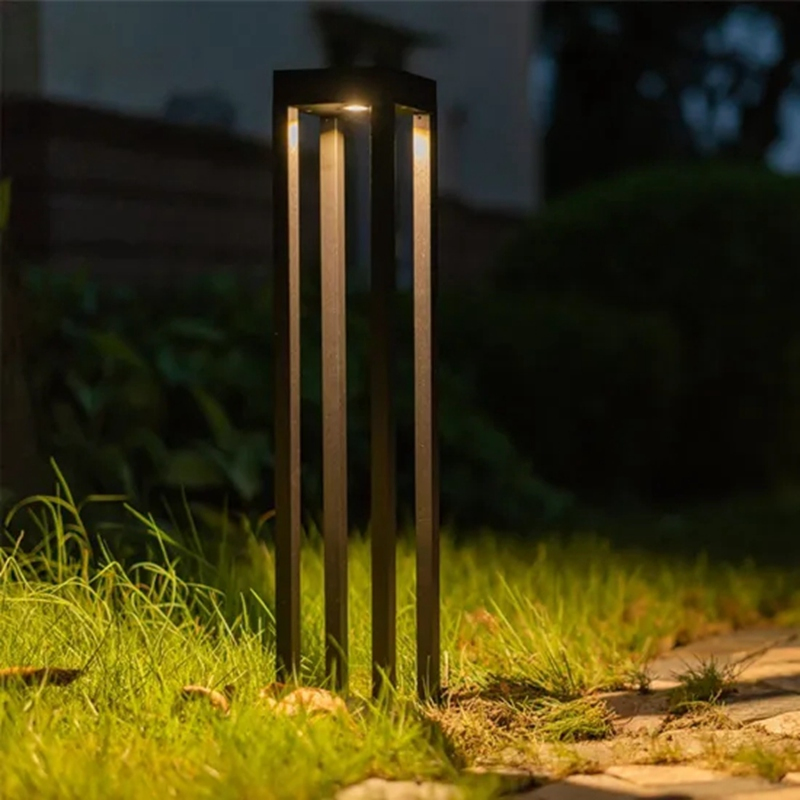 Lights Vintage Bamboo Exterior Power Decorative Pathway Outdoor Lamp Glass LED Mushroom Solar System Accent Fence Gate Pillar Garden Lighting