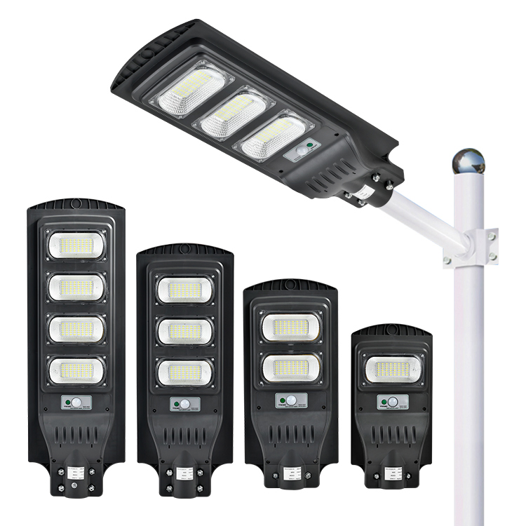 Solar Garden Light Outdoor Dusk to Dawn LED High Brightness Solar Street Lamp 100W 150W 200W Lighting with Motion Sensor