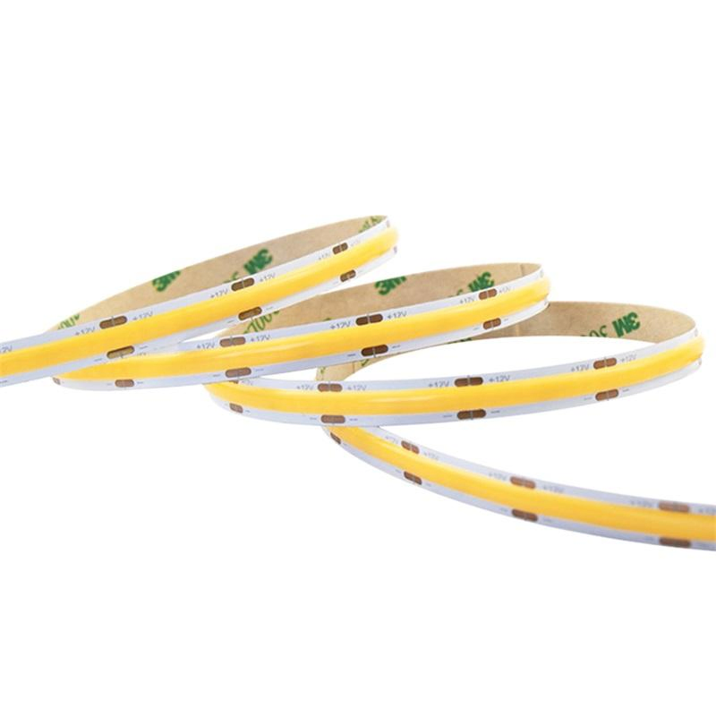 COB DC 12V Single Color 8mm Width IP20 LED Strip Lighting