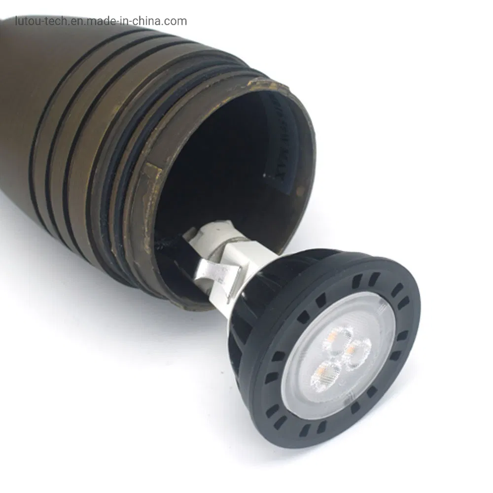 Low Voltage Lt2105 Brass Spot Light with Free Stake for Landscape Lighting
