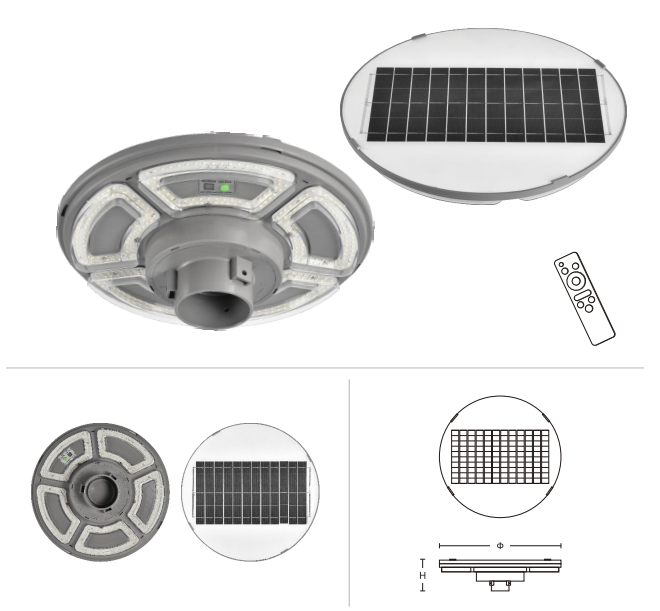 Bright Solar Motion Sensor LED Security Lights for Outdoor Safety