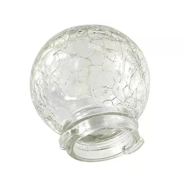 Solar Lamp LED Garden Party Hanging Crackle Glass Lanten