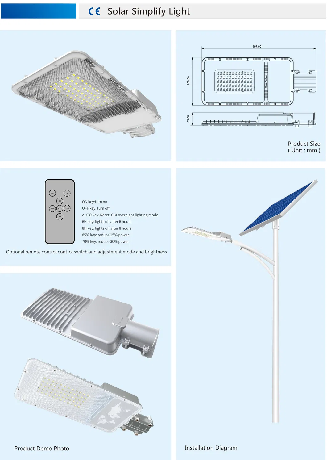 Solar Street Light Features