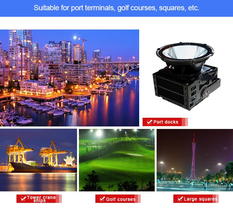 2023 New Design IP66 20kv SPD 1000W LED Outdoor Sports Lighting
