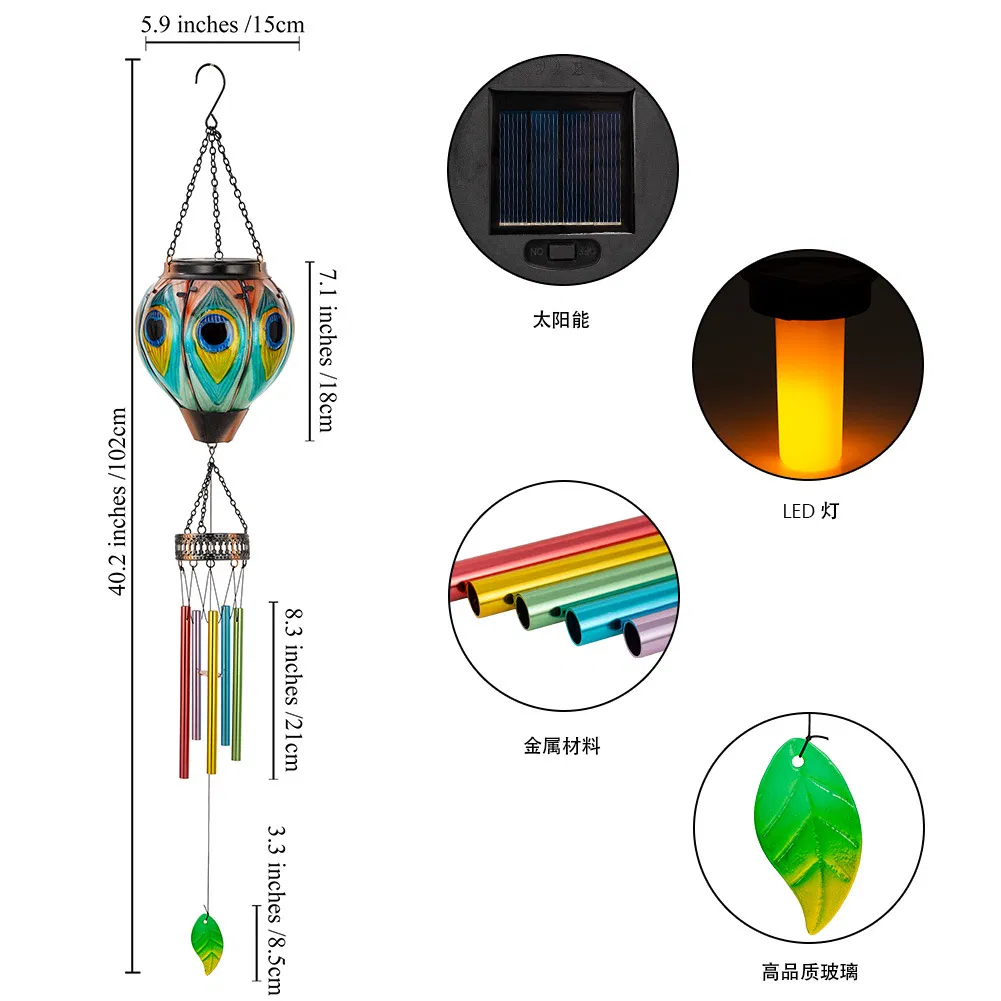Handmade Solar LED Lights for Charming Garden and Patio Accents