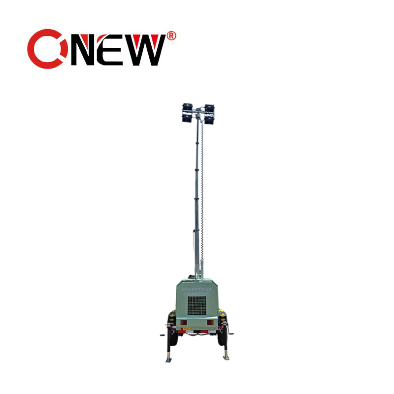 Silent Hybrid off Grid Solar Generator 15kVA 12kw Diesel Generator Mobile LED Light Tower
