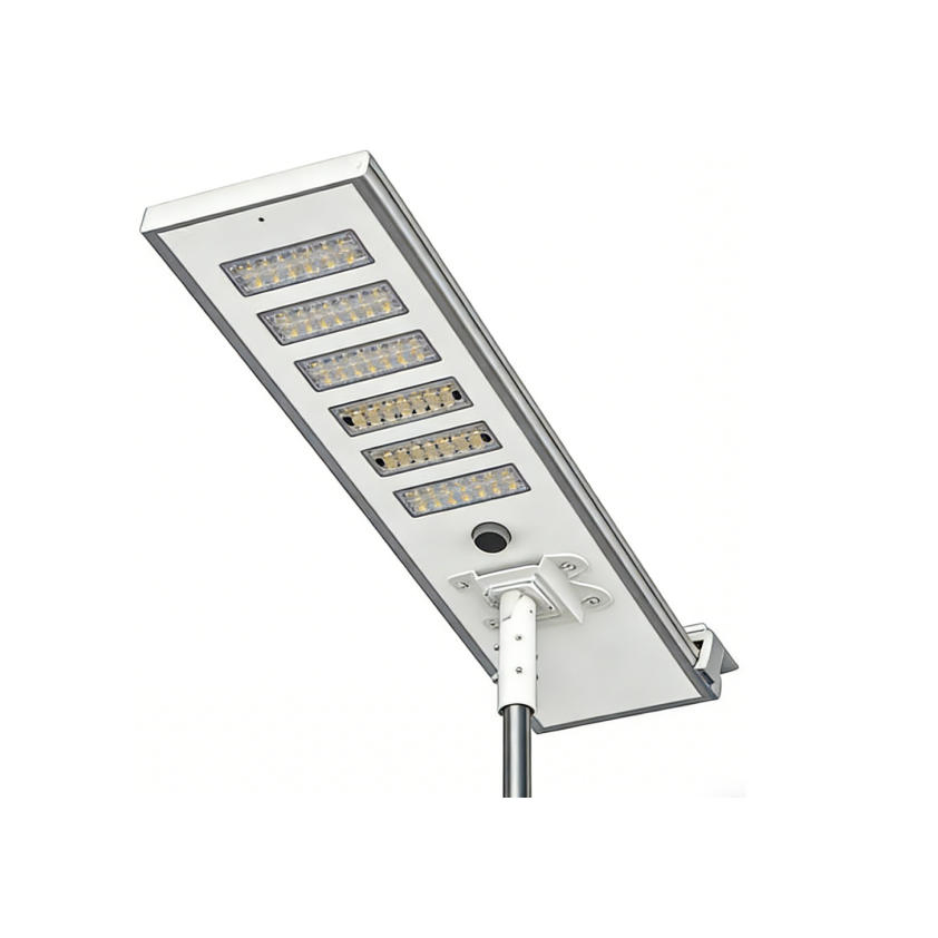120W Commercial-Grade High Brightness Self Clean All-in-One Solar Street Light for Main Roads