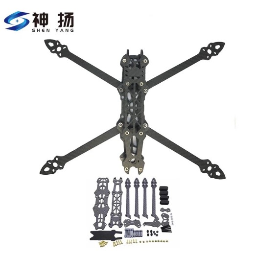 High Strength Lightweight Carbon Fiber Frame for Uav Fpv Drones Ccustomize 3K T300 5/7/8/910/11/13/15inch Optional
