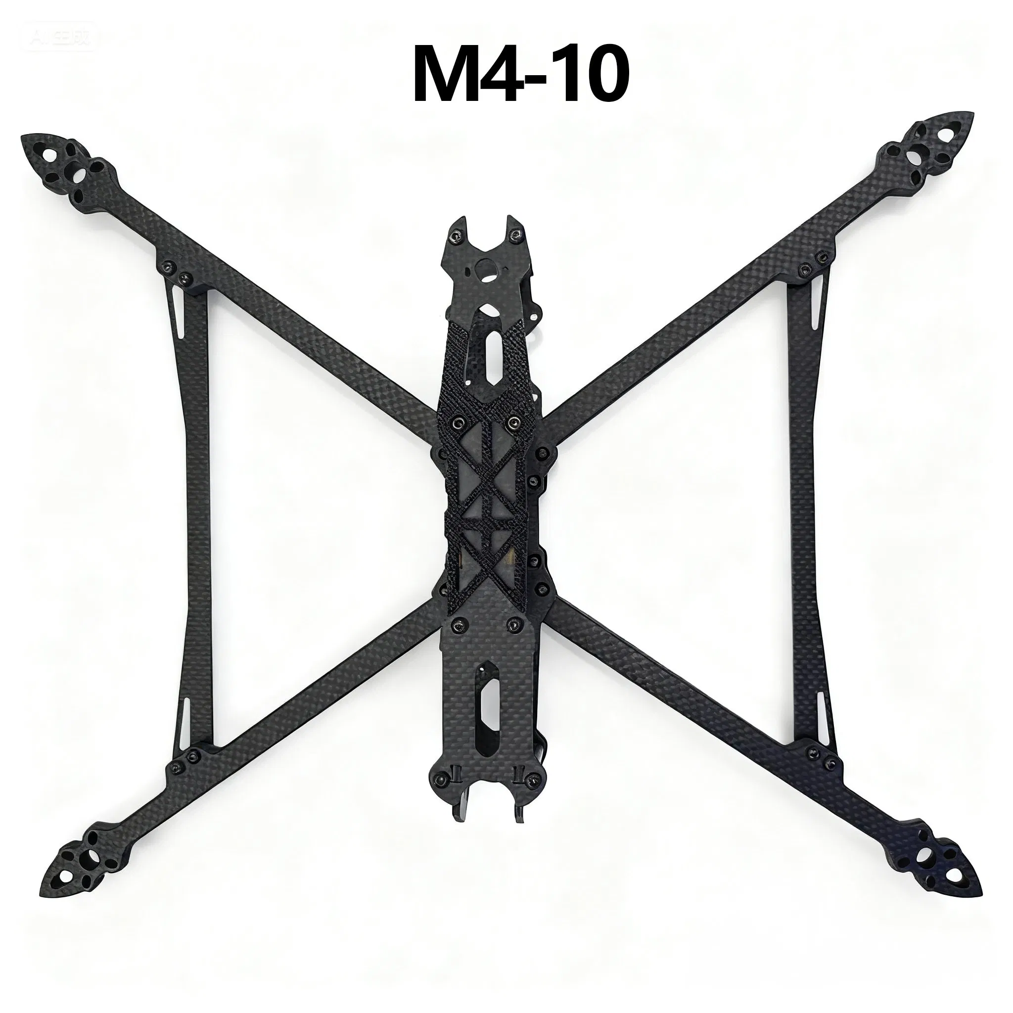 M4 10-Inch Lightweight Fpv Carbon Fiber Quadcopter Racing Uav Drone Parts Frame
