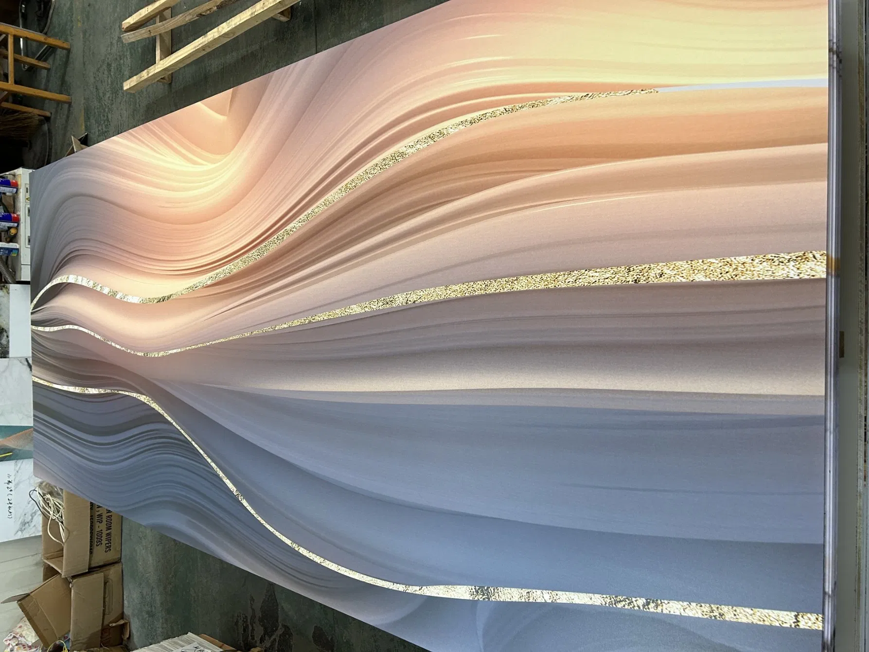 1220*2990mm PVC Marble Wall Panel Waterproof 3D Spc WPC UV Board Wood Veneer High Glossy Carbon Fiber Ceiling PVC Marble Sheet for Interior Home Decor