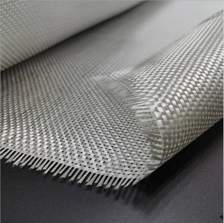 Fiberglass Woven Roving Fiberglass Fabric Cloth Woven Carbon Fiber Conductive Cloth for Sale Ty