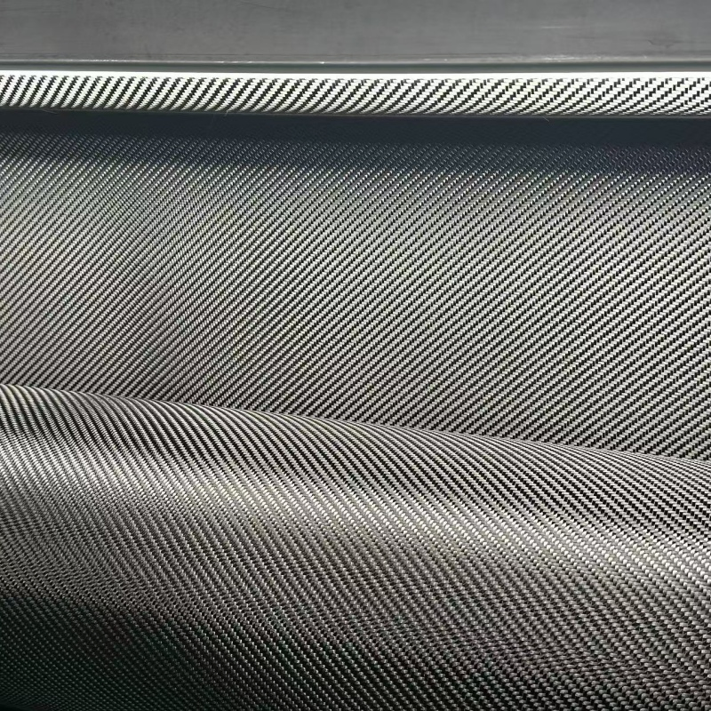 3K 245GSM Twill Roll Carbon Fiber Fabric for Auto Parts From China