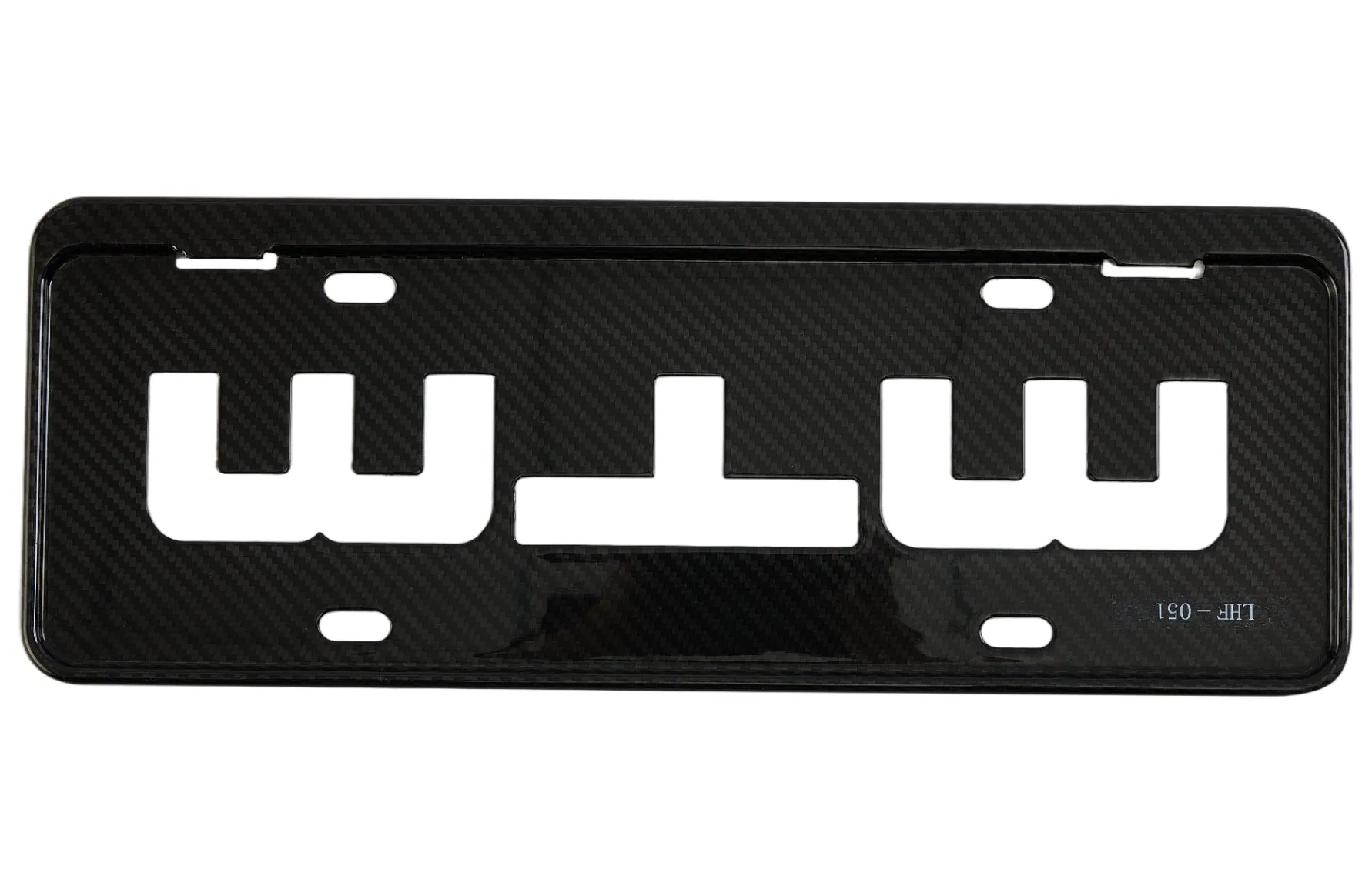 High Grade Lightweight Carbon Fiber License Plate Frame Holder Car Decorative Component