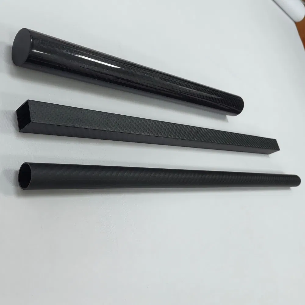 Factory Direct Premium Customized 3K Carbon Fiber Round and Square Rod