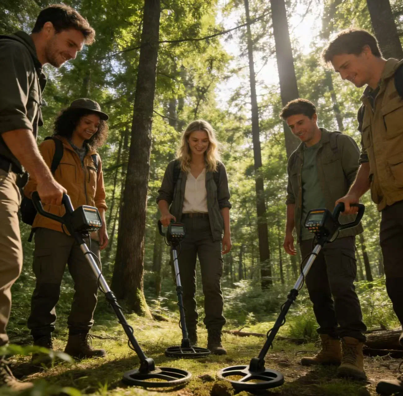 Seehoo Solid Carbon Fiber Shock Resistant Stable Metal Detector Rod